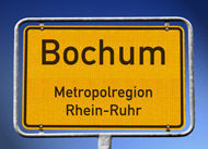 Ortsschild Bochum