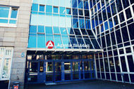 der Eingang zur Agentur für Arbeit