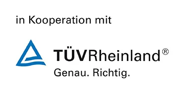 Logo Kooperation mit TÜVRheinland