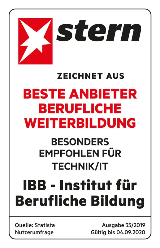 Siegel einer Stern Auszeichnung