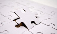 ein Stück eines Puzzles ist in diesem Bild dargestellt