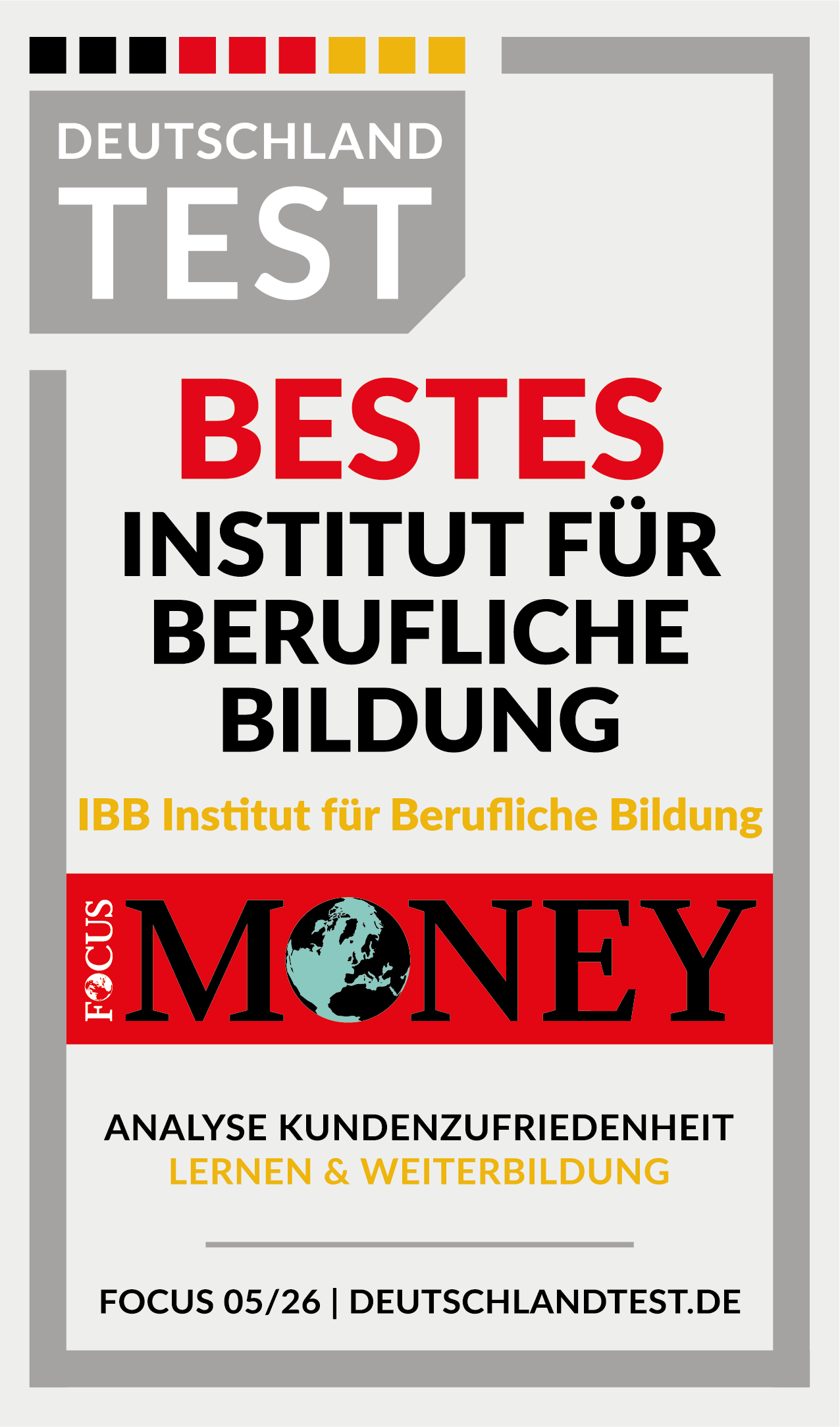 Focus Siegel Bestes Institut für berufliche Bildung